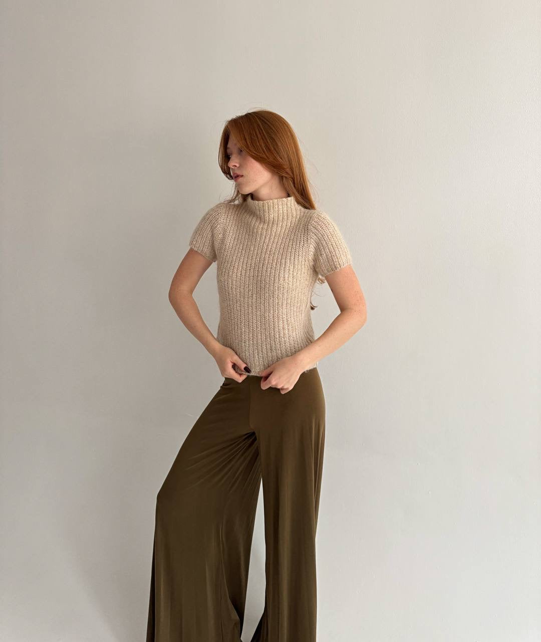 Vintage 30% mohair 30% viscose knitted jumper