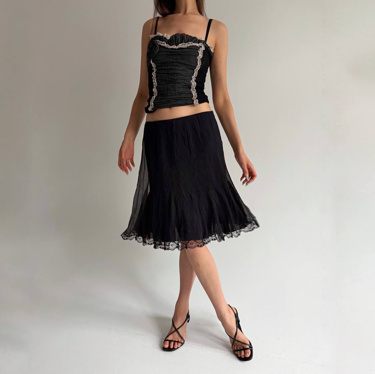 Vintage pure silk Blumarine skirt
