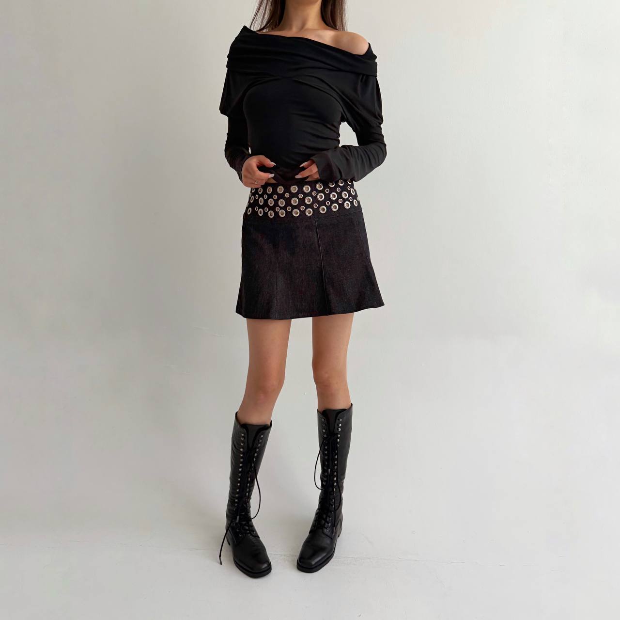 Vintage Blumarine denim skirt