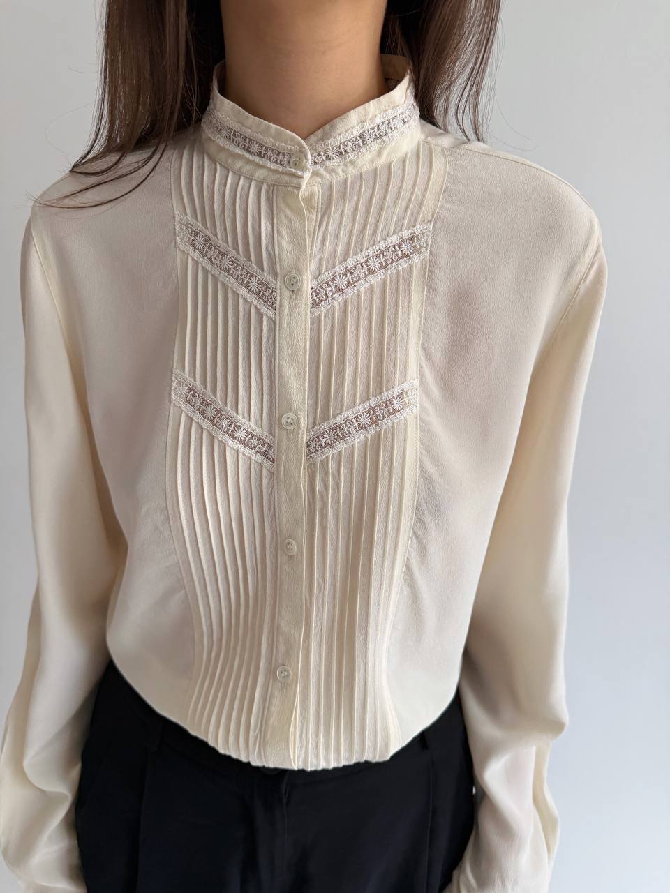 Vintage Laura Ashley pure silk blouse