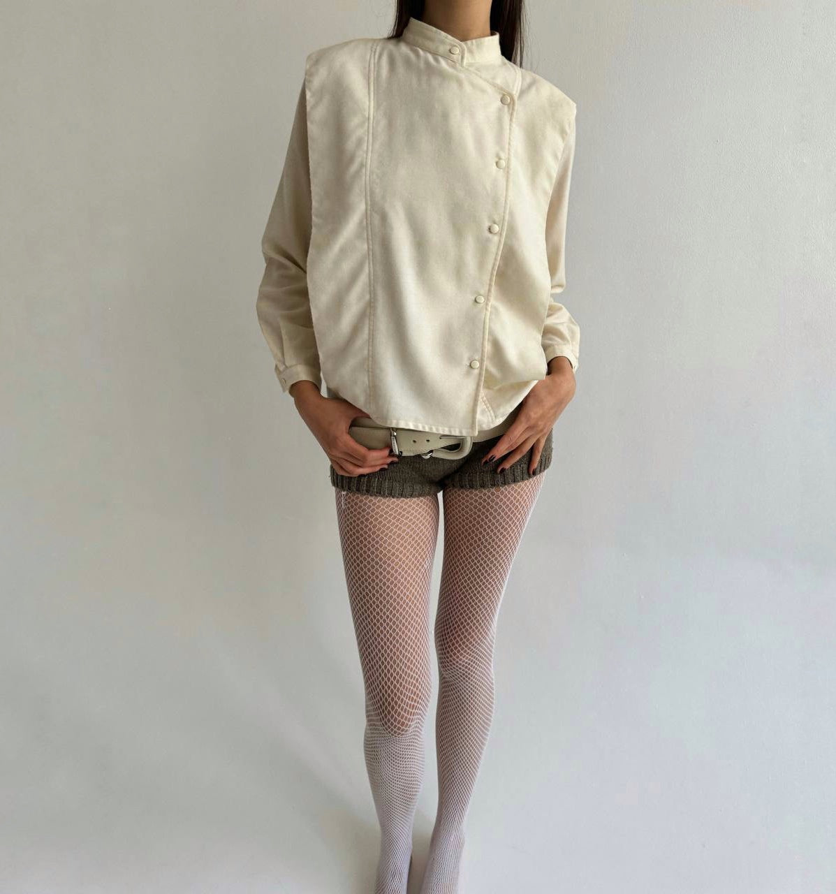 Vintage Courreges 60% wool avant garde blouse