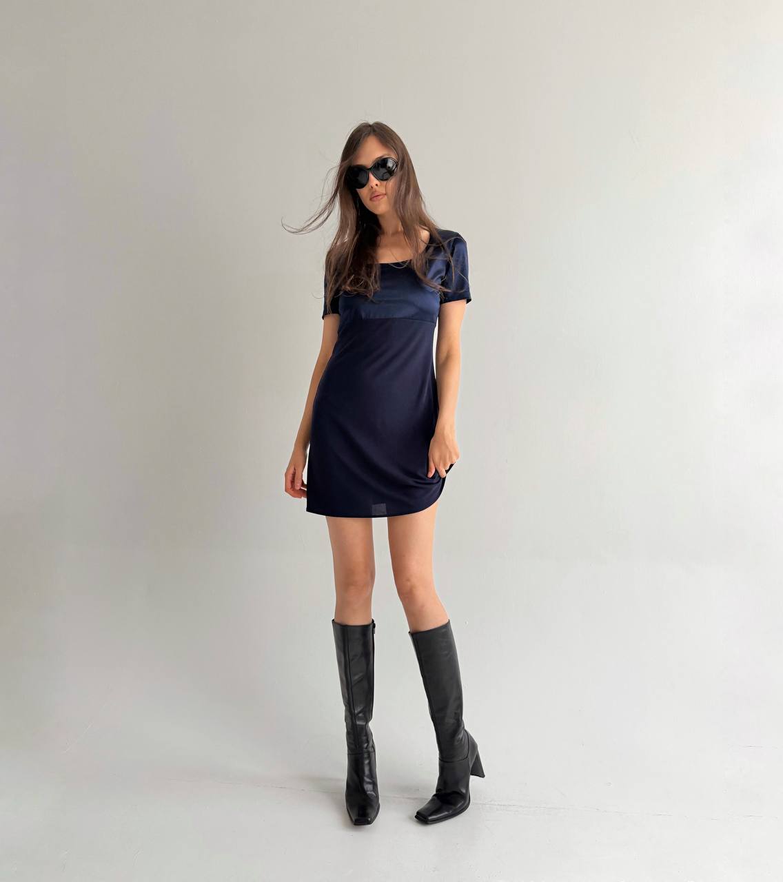 Vintage acetate blend French dress