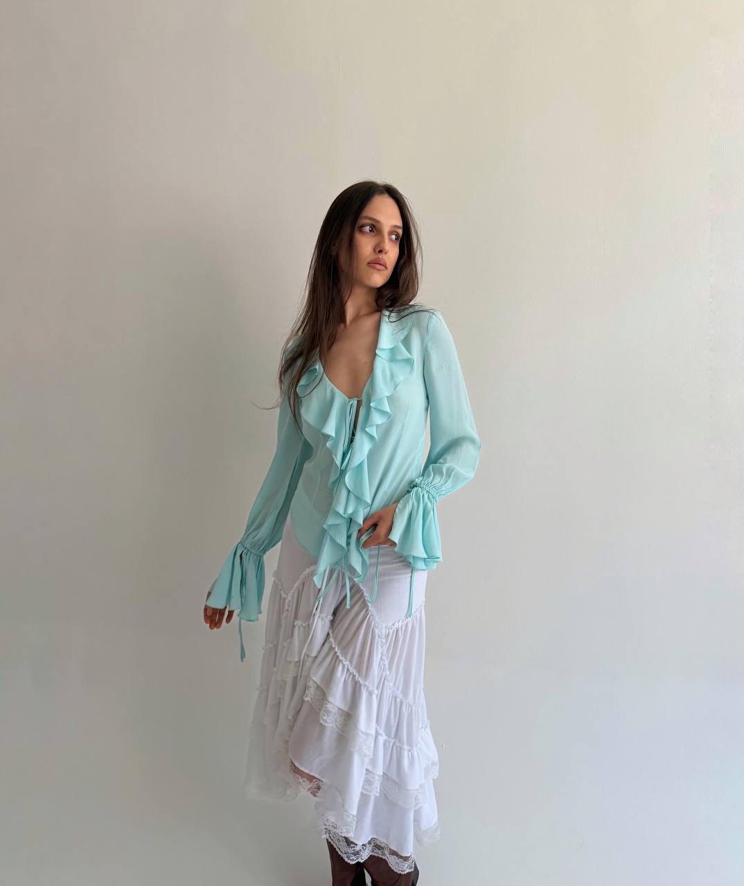 Blumarine Blugirl acetate and silk blouse