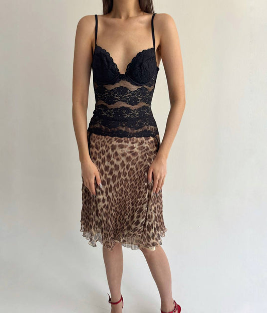 Vintage La Perla lace corset