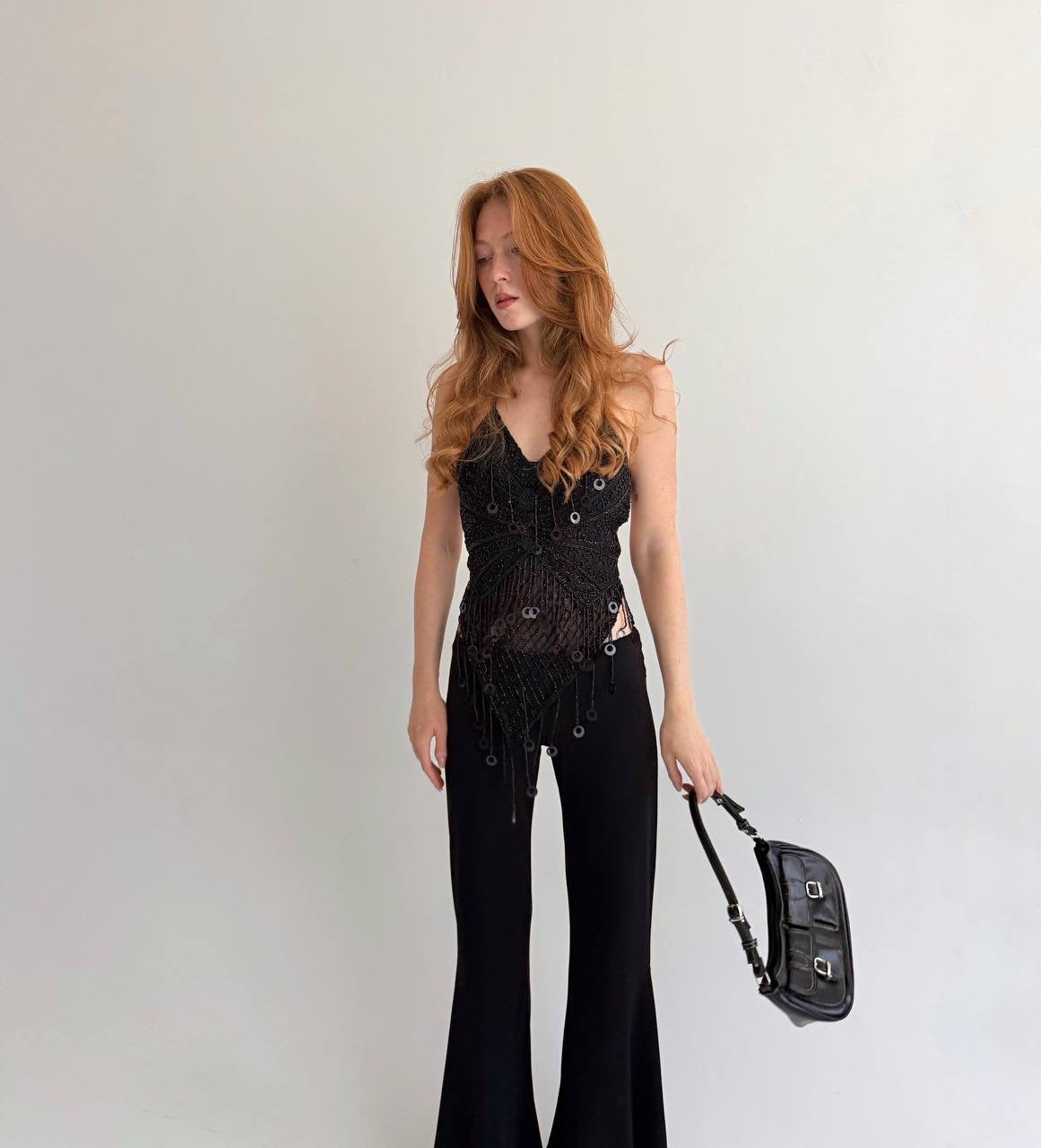Vintage gorgeous beaded top