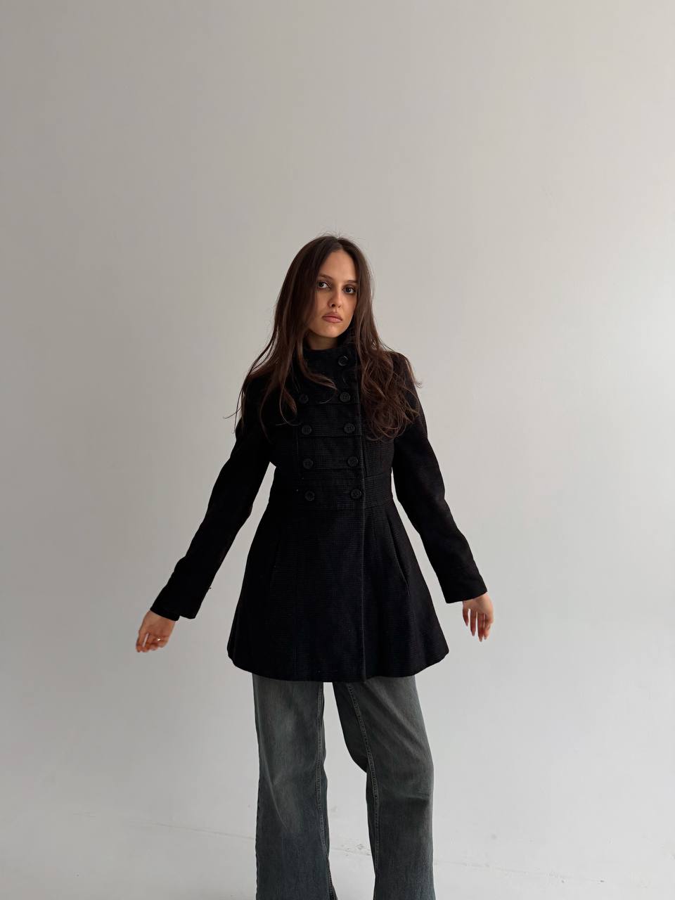 Vintage wool blend pea coat