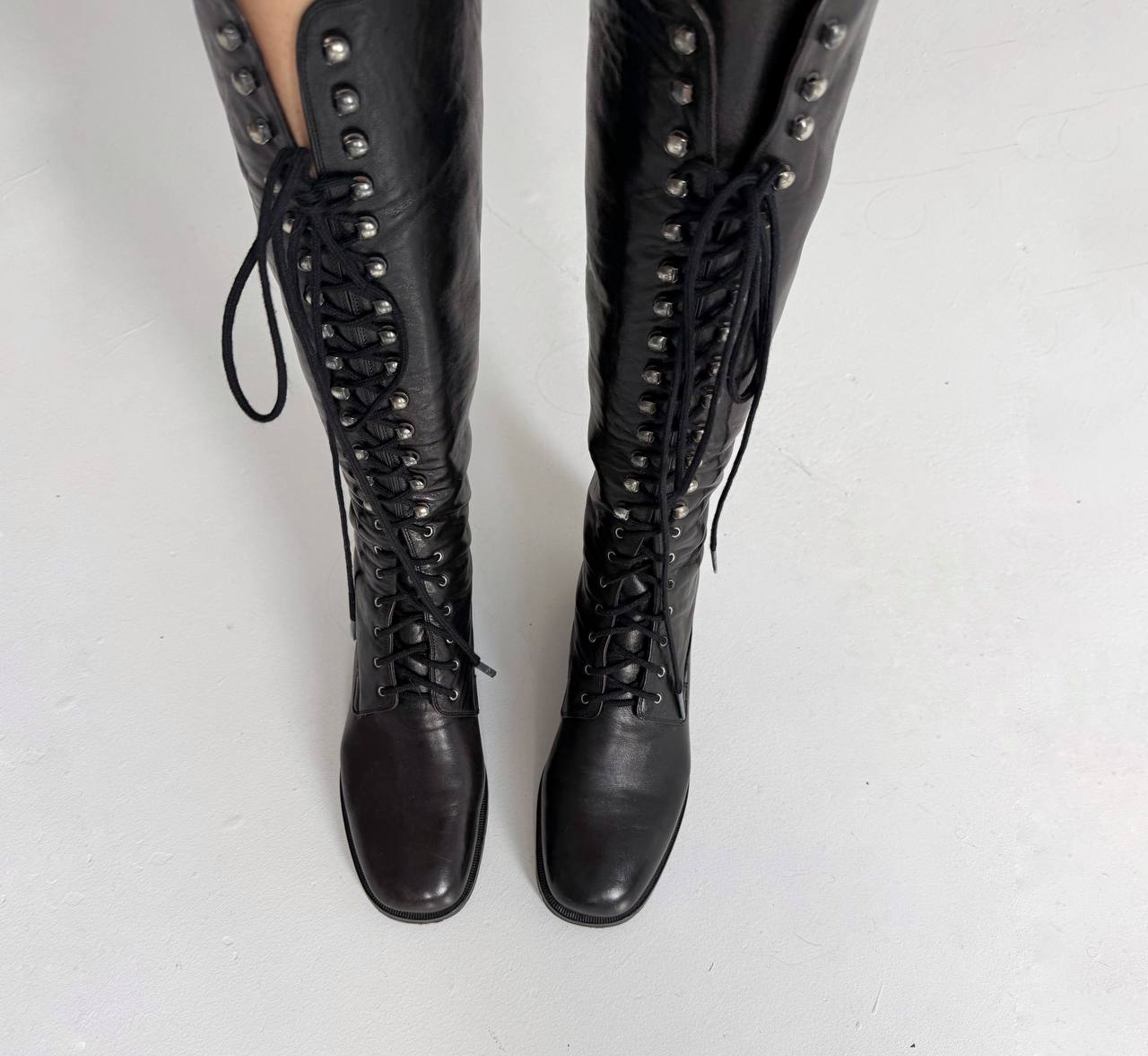 Vintage genuine leather boots