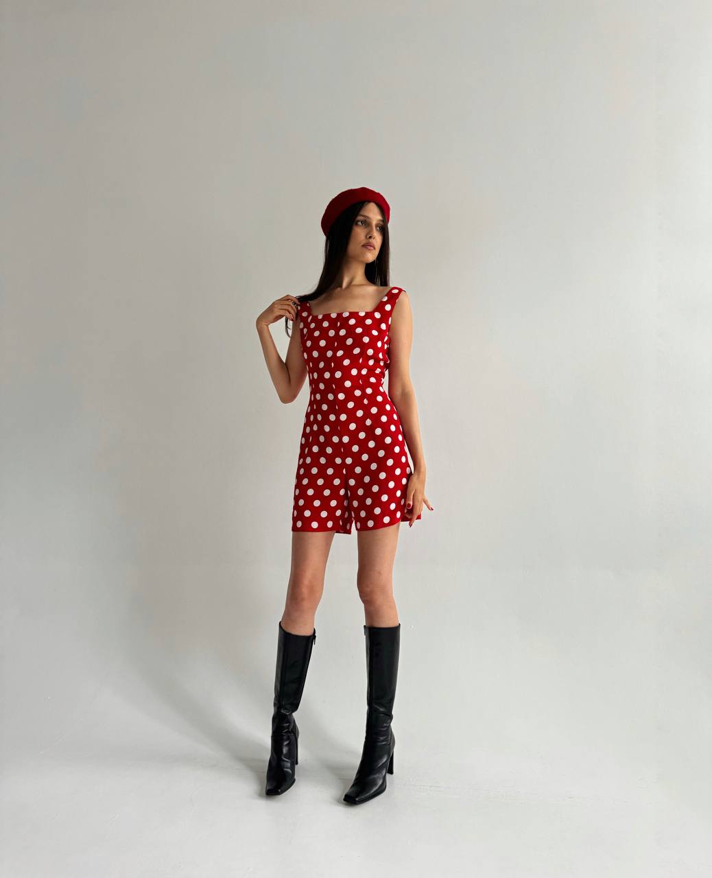 Vintage Blumarine polka dot red jumpsuit