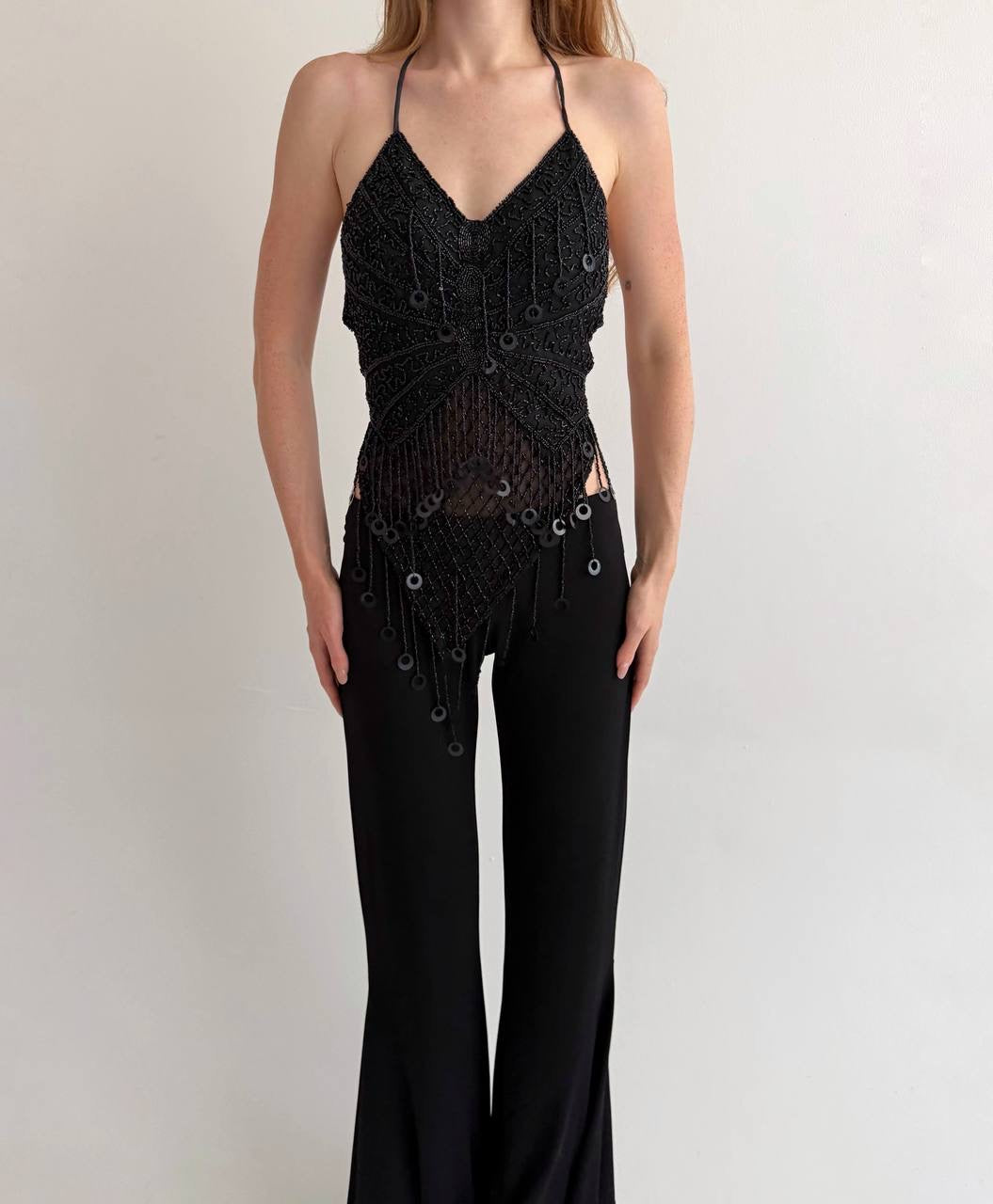 Vintage gorgeous beaded top