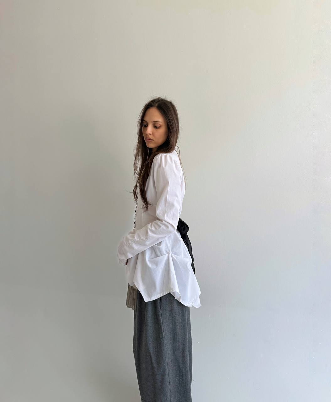 Vintage avant garde romantic blouse
