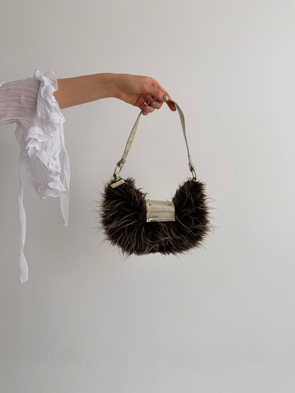 Vintage faux fur bag