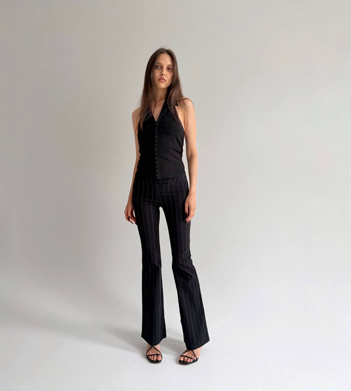 Vintage viscose office siren pants
