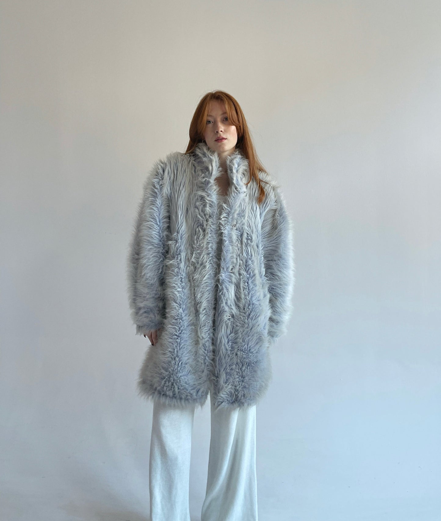 Cute vintage oversized faux fur