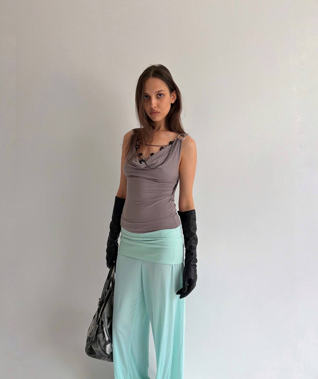 Vintage Y2K top with necklace