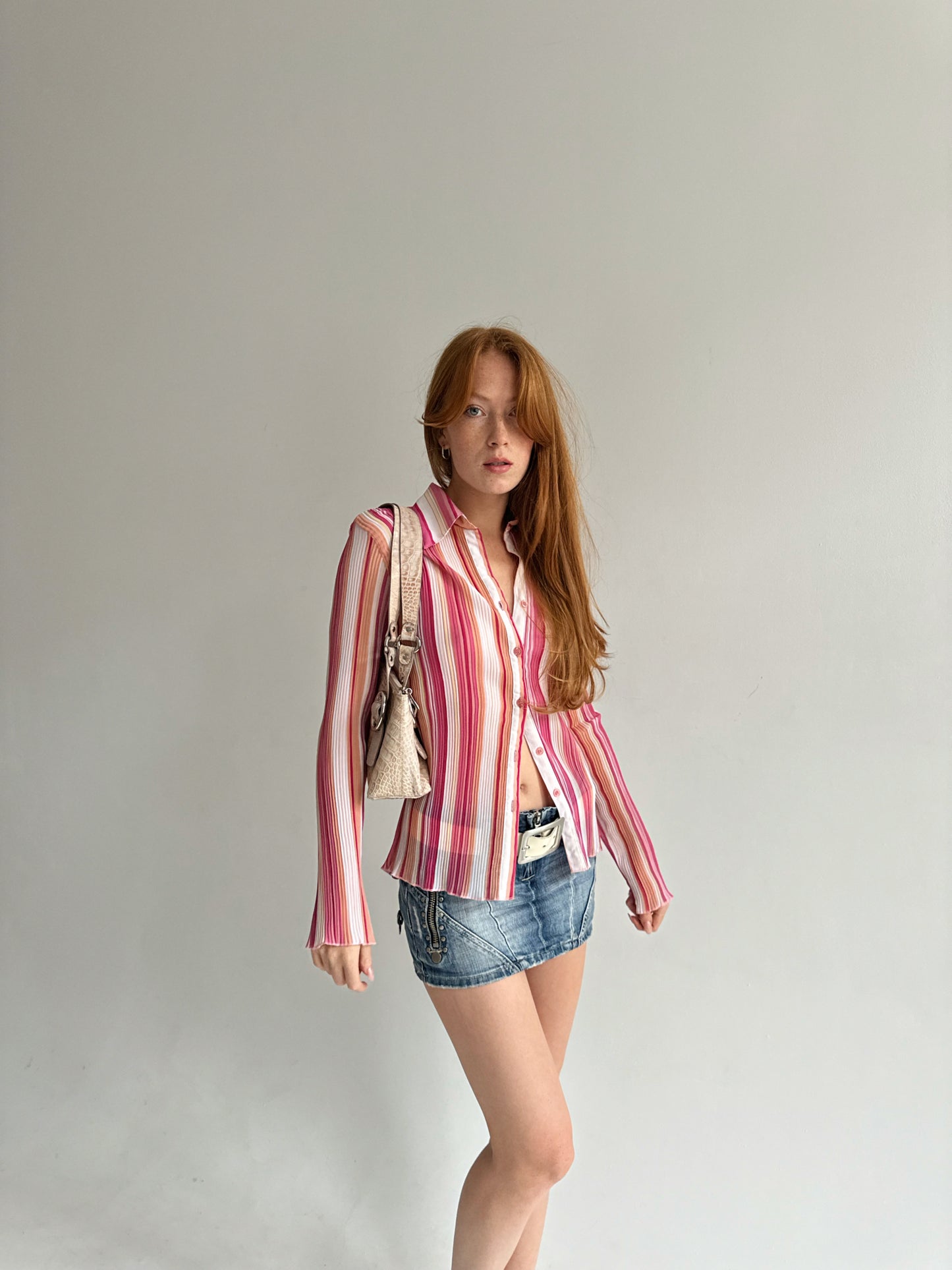 Vintage y2k viscose shirt