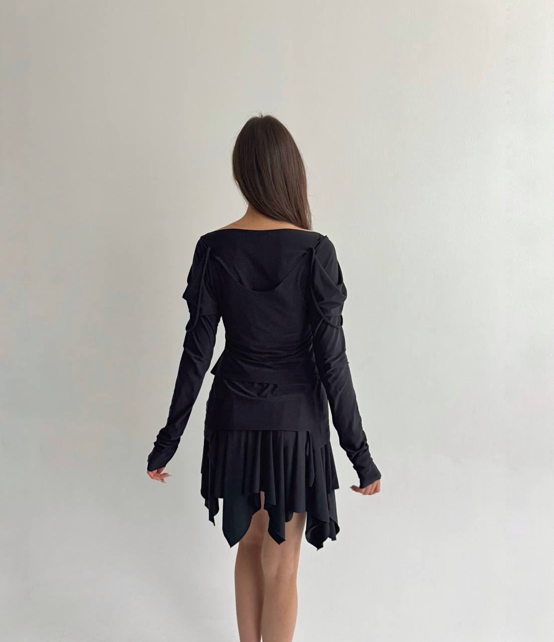 Vintage avant garde deconstructed blouse