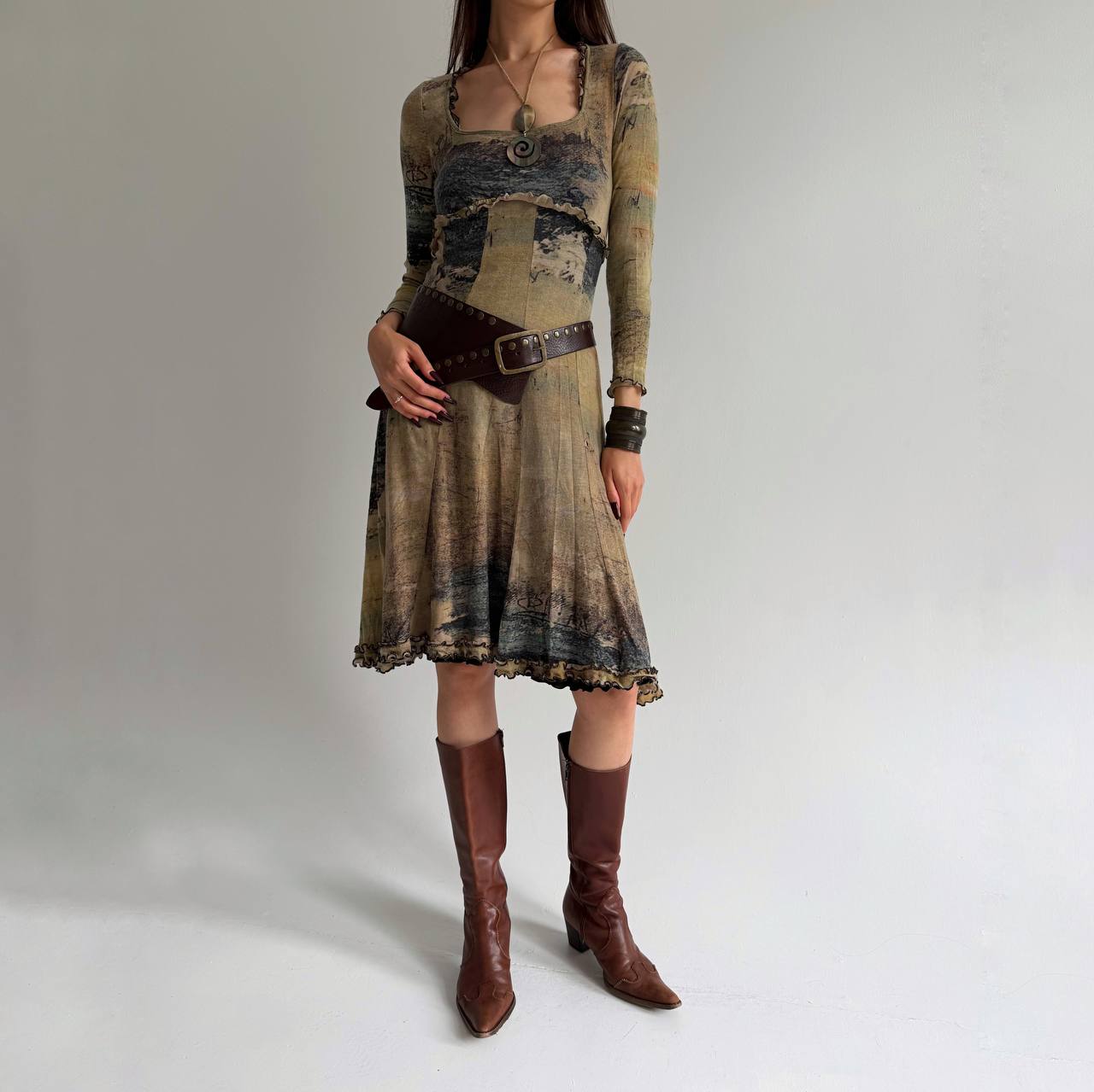 Vintage Italian printed dress