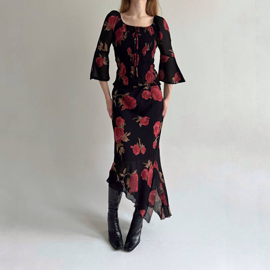Vintage viscose 2 piece suit