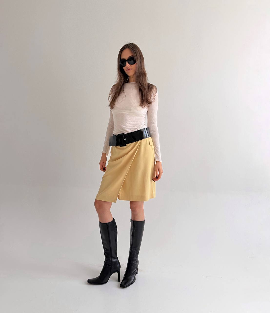 Max Mara wool and viscose skirt