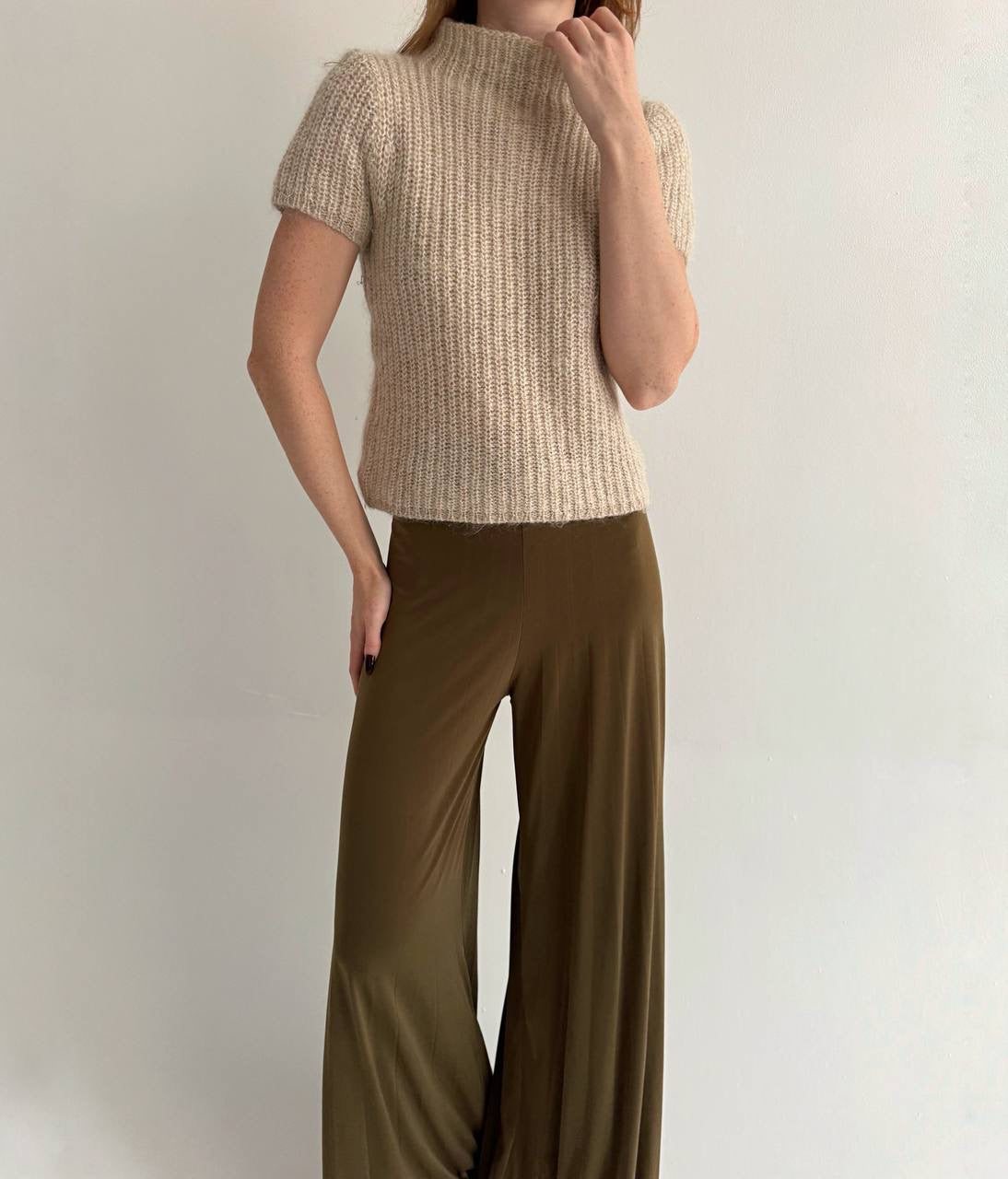 Vintage 30% mohair 30% viscose knitted jumper
