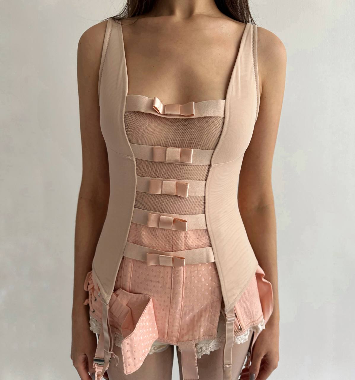 Chantal Thomass baby pink corset