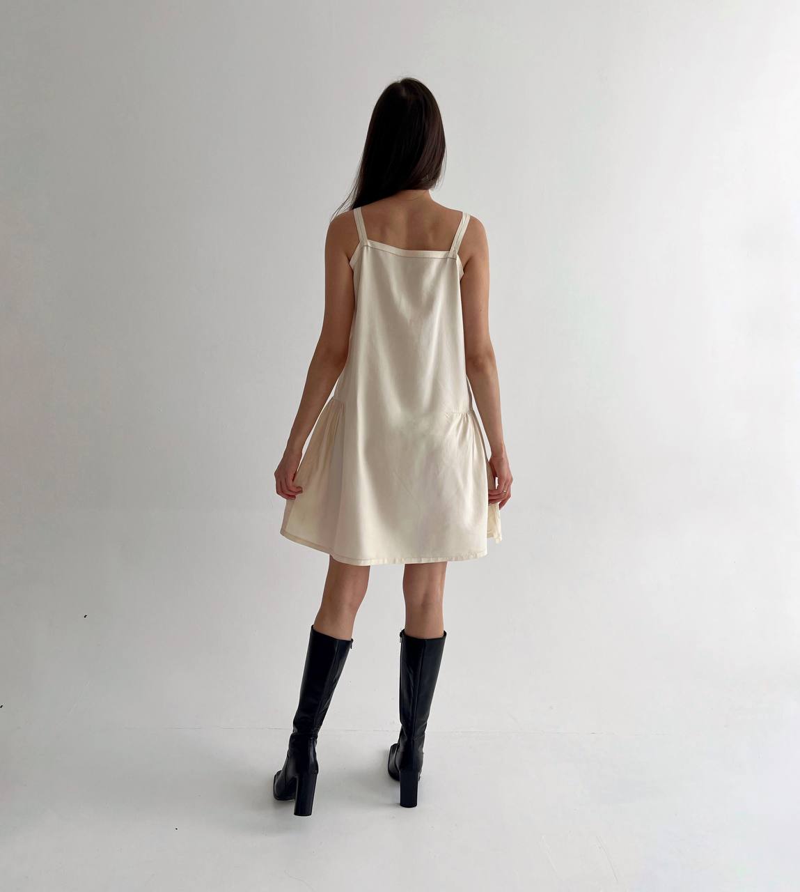1920s antique pure silk slip dress