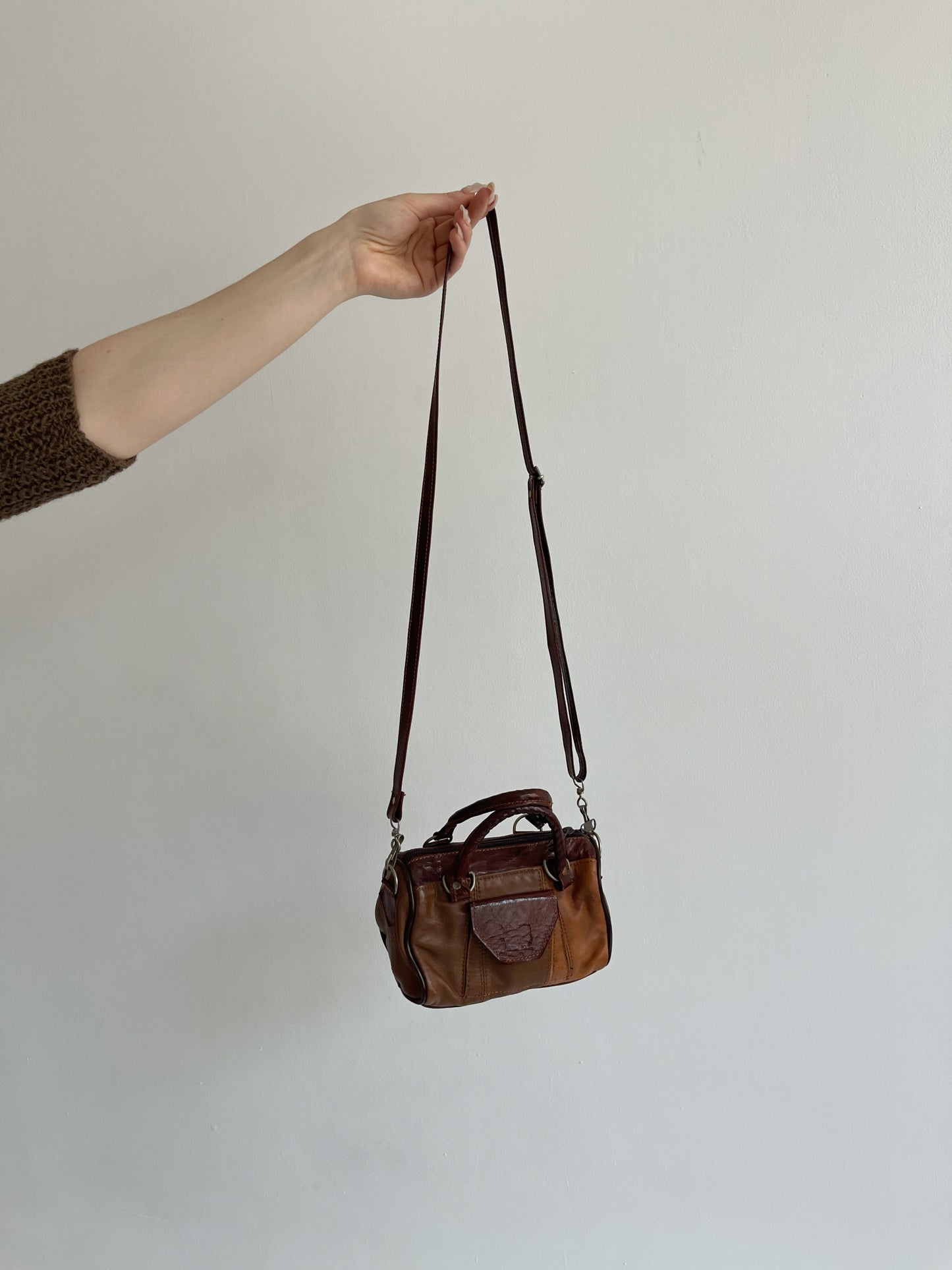 Vintage genuine leather mini bag