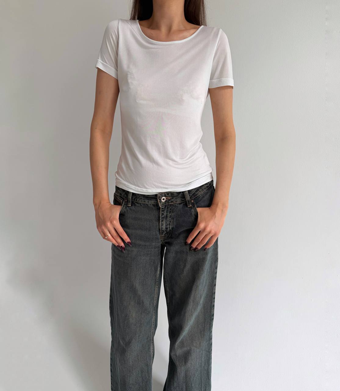 Vintage pure silk top