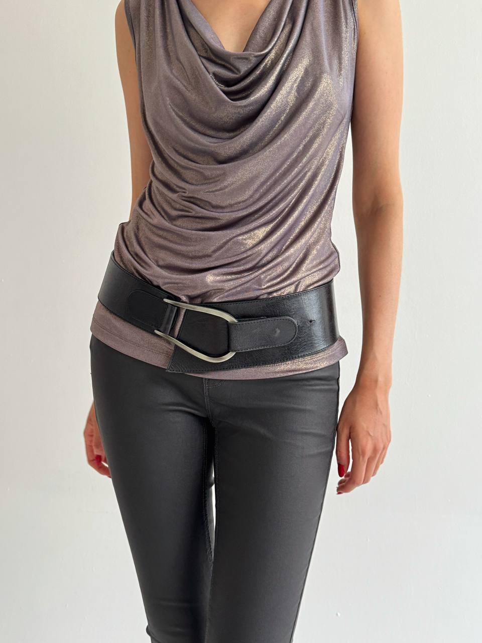 Vintage genuine leather belt