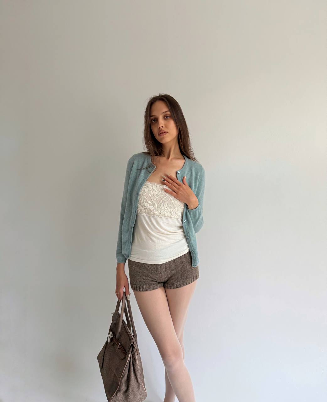 Vintage pure cashmere cardigan