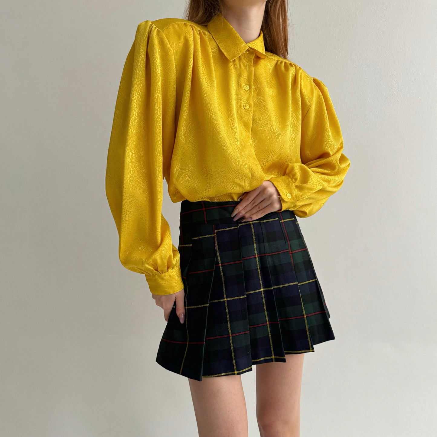 Vintage yellow blouse