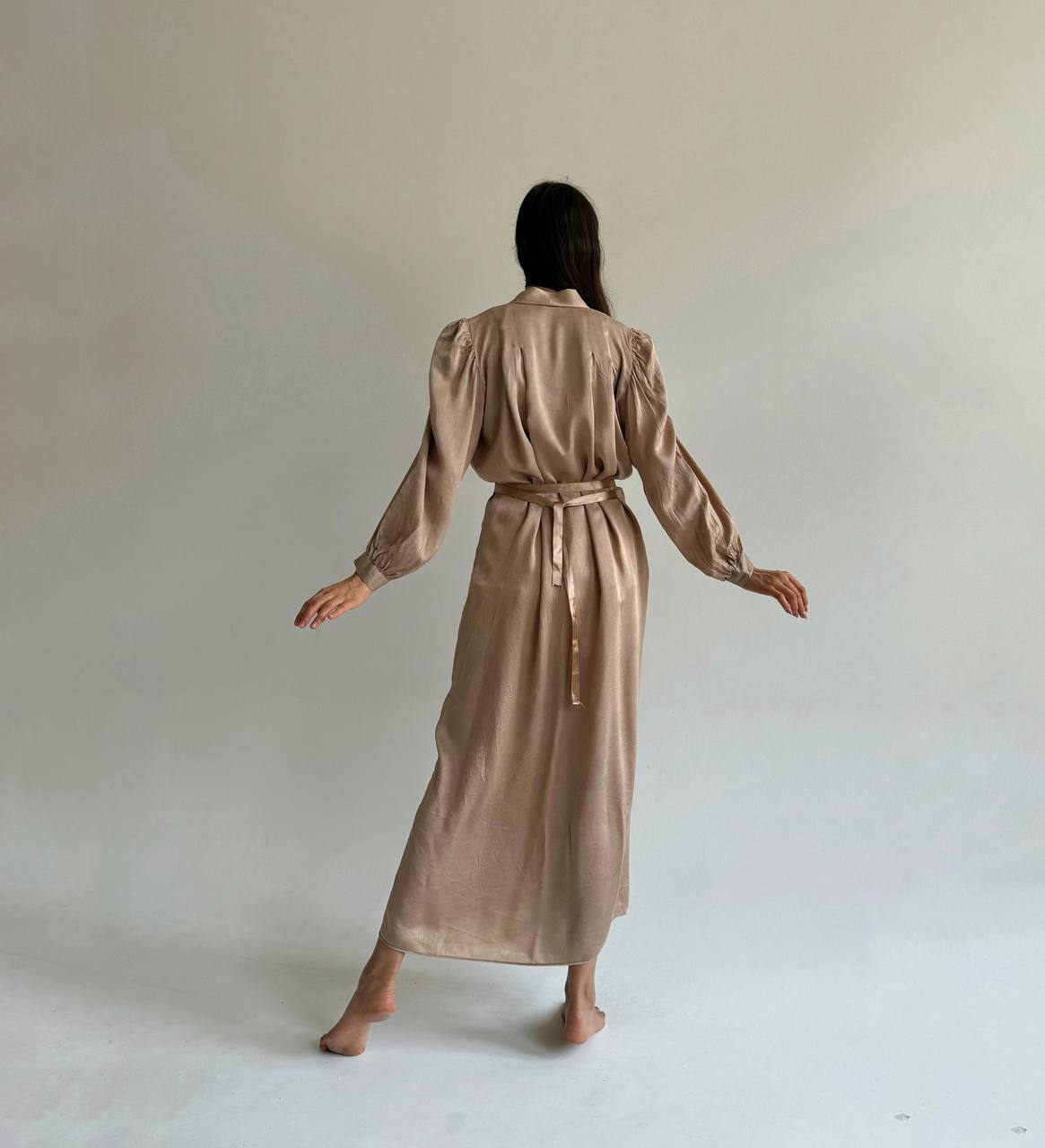 Vintage La Perla silk robe from 60s