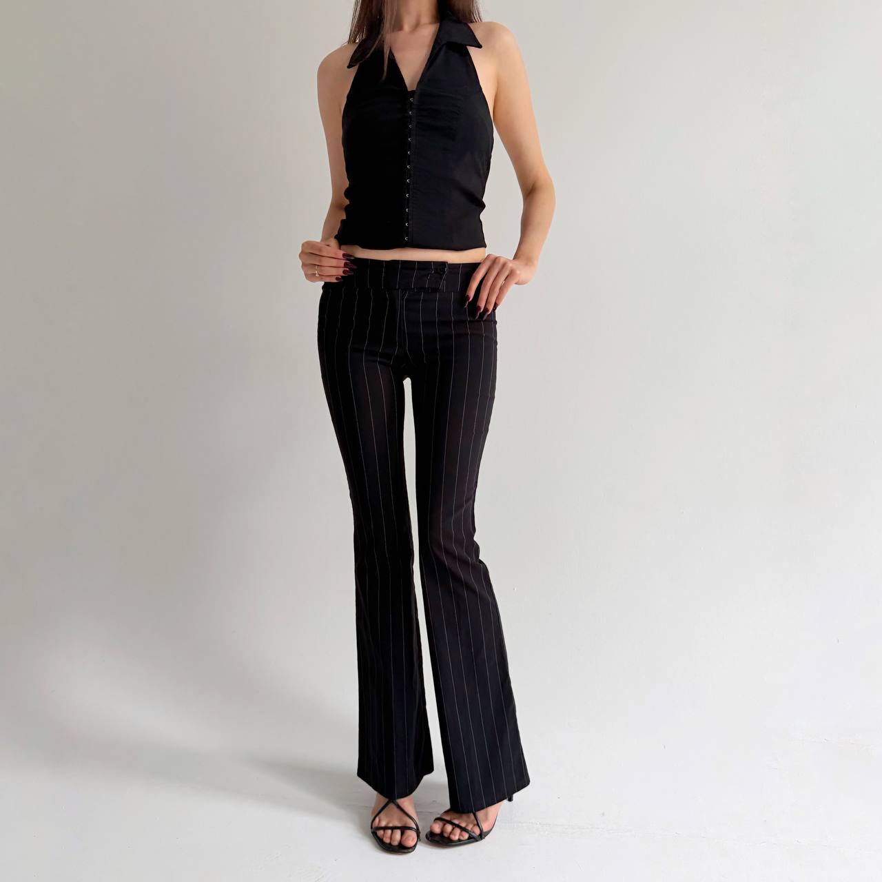Vintage viscose office siren pants