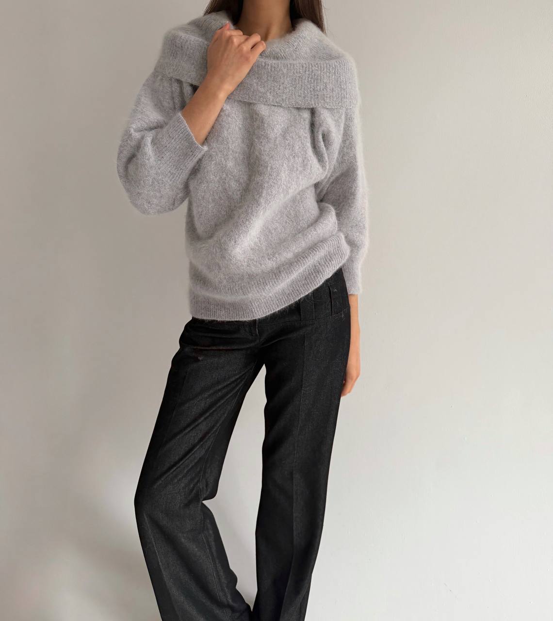 Vintage angora blend sweater