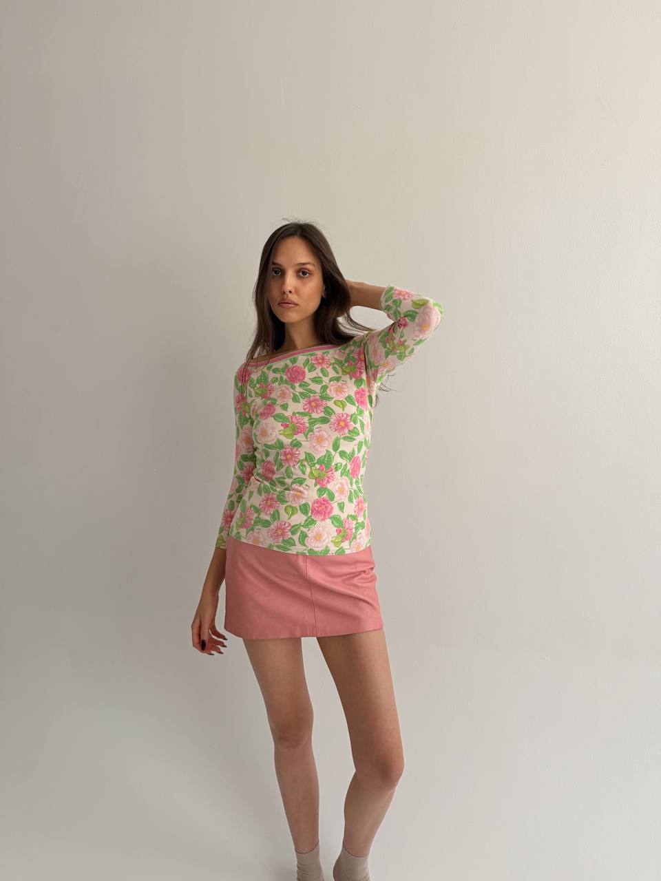 Vintage Blumarine flower blouse