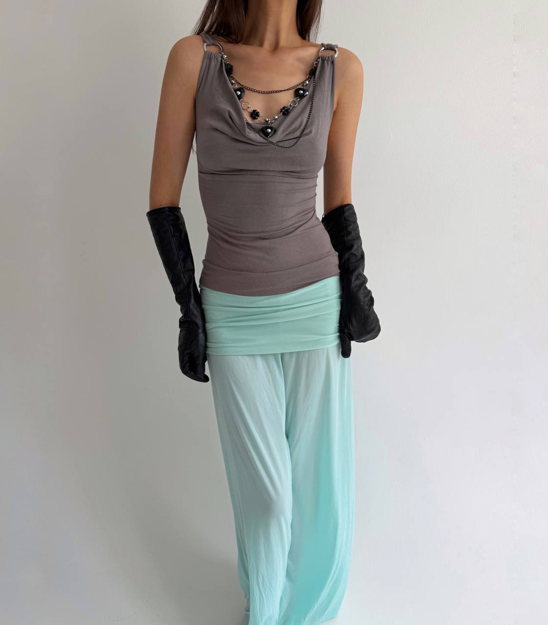 Vintage Y2K top with necklace
