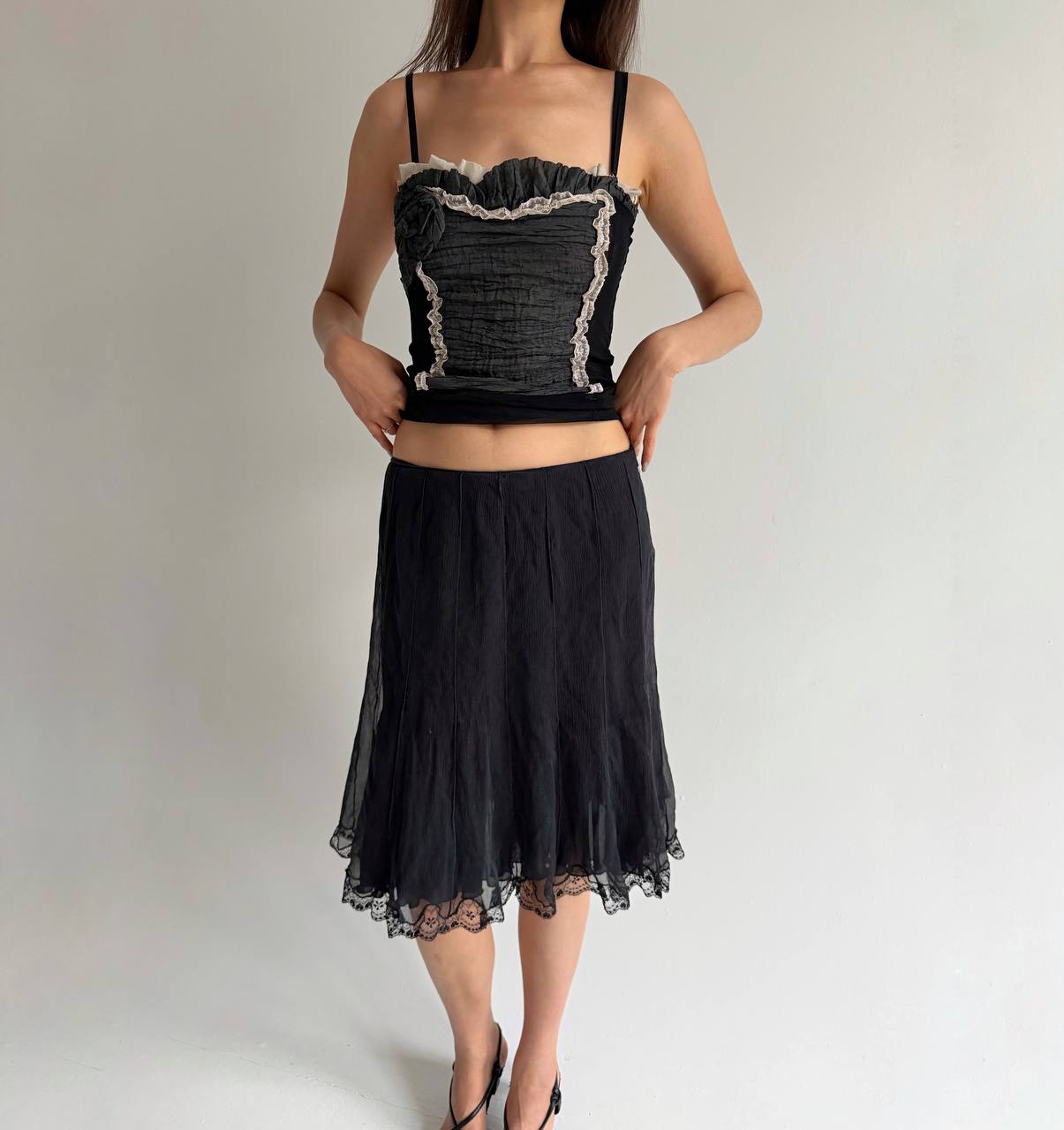 Vintage pure silk Blumarine skirt