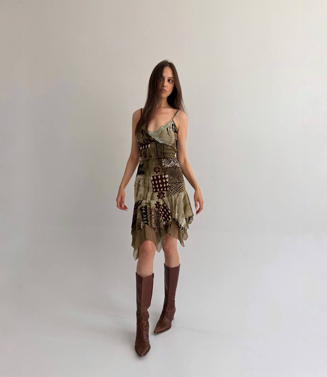 Vintage Y2K printed dress