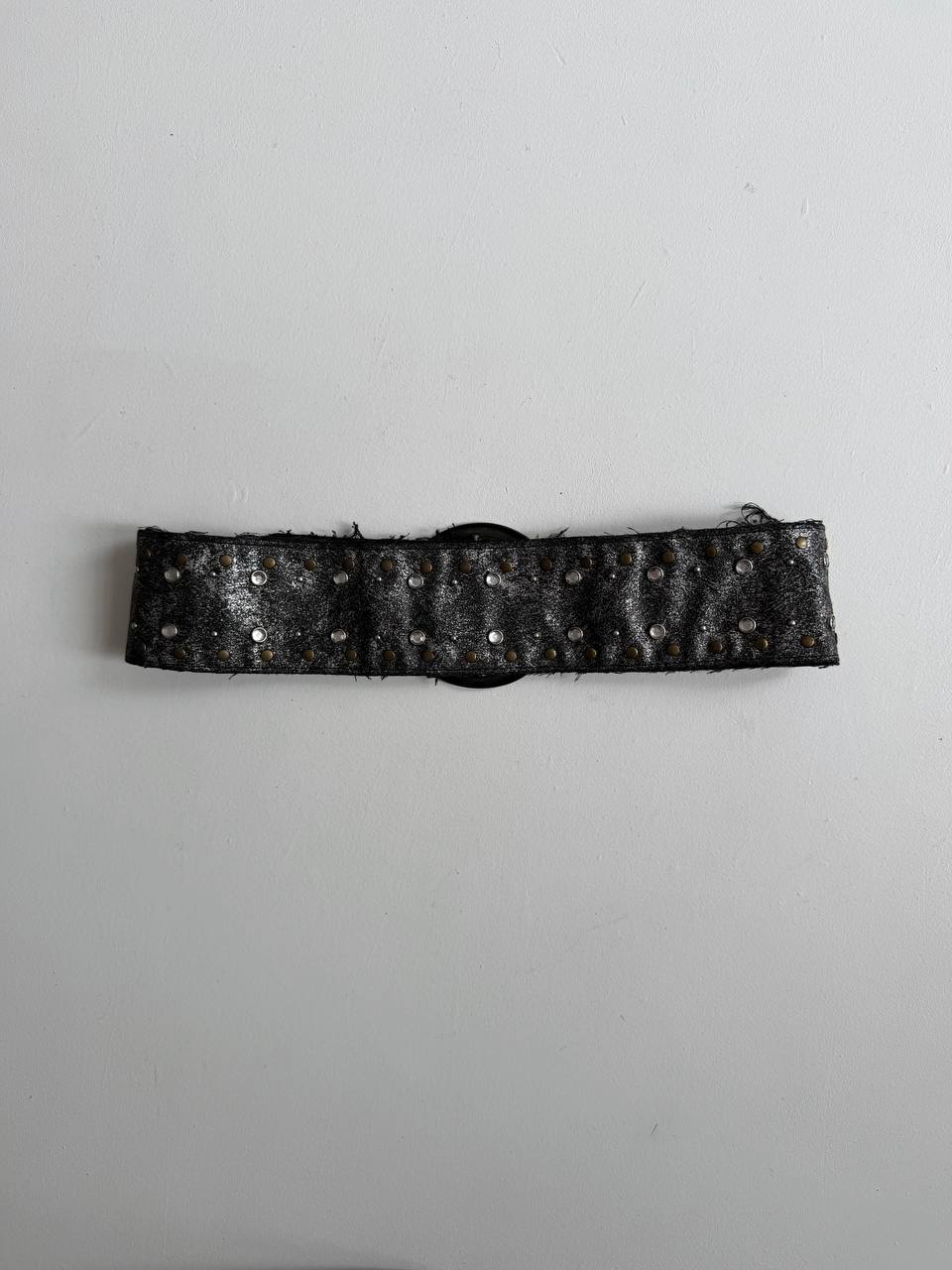 Vintage metallic studded belt