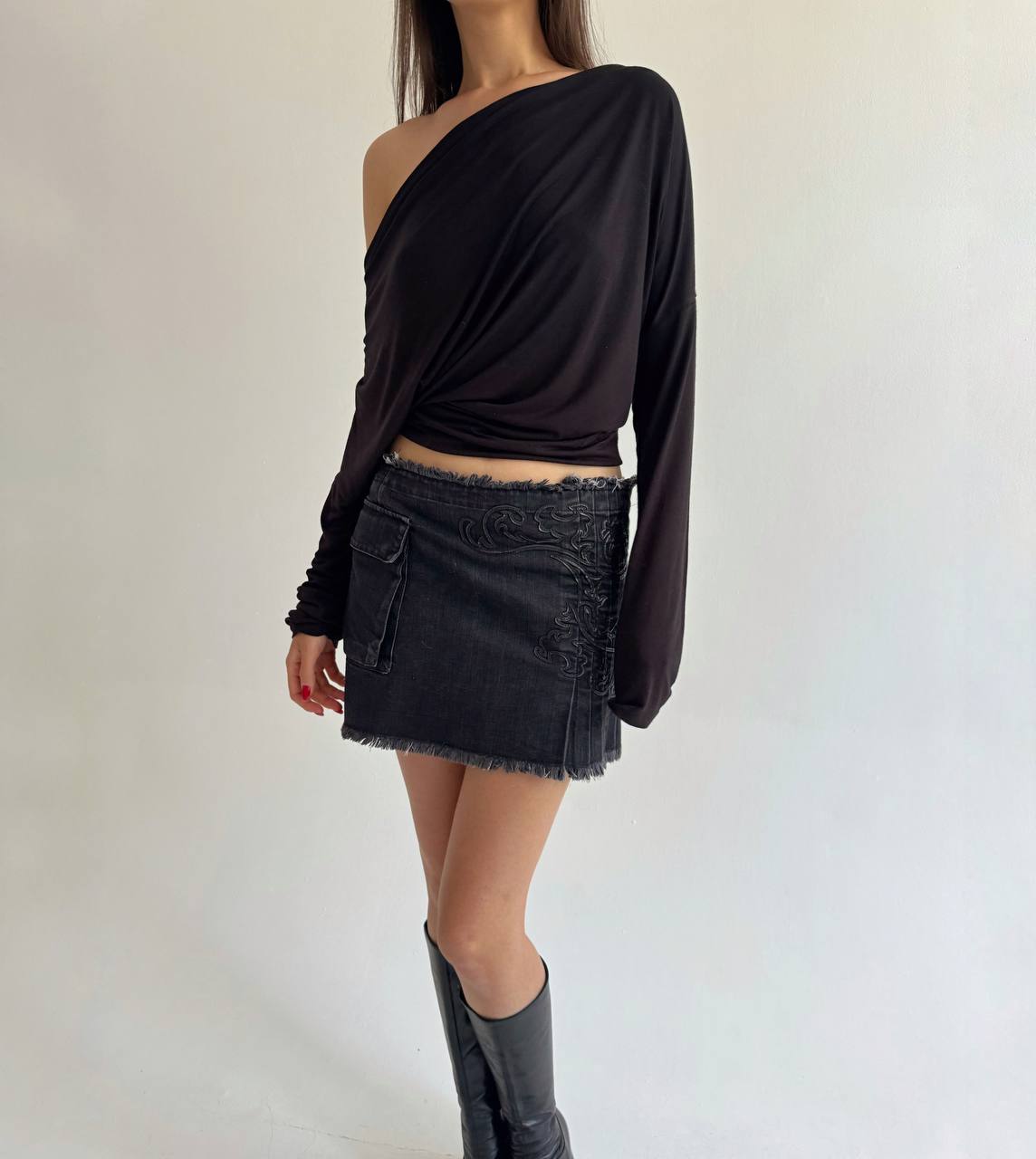 Iceberg mini skirt with tribals