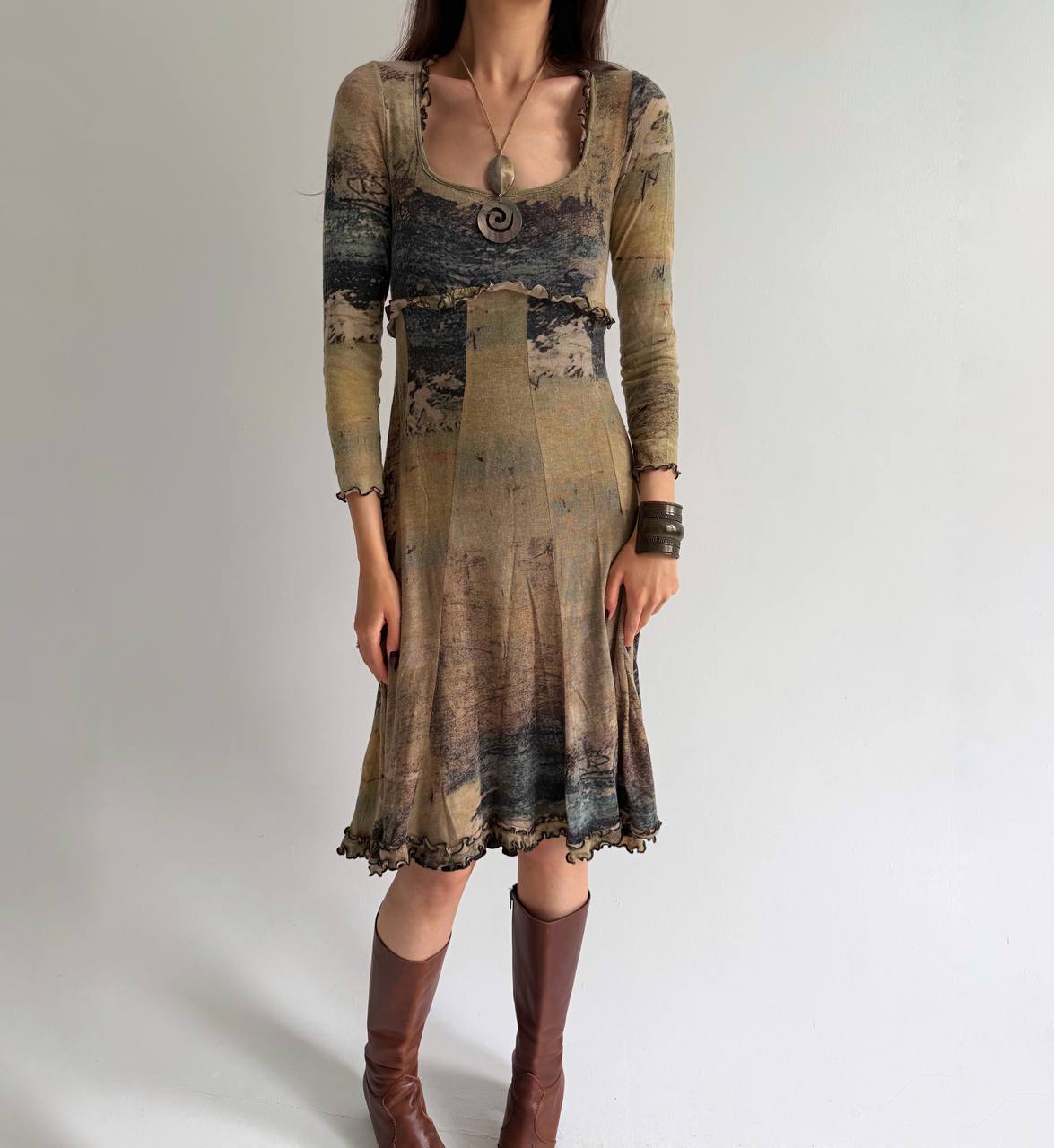 Vintage Italian printed dress
