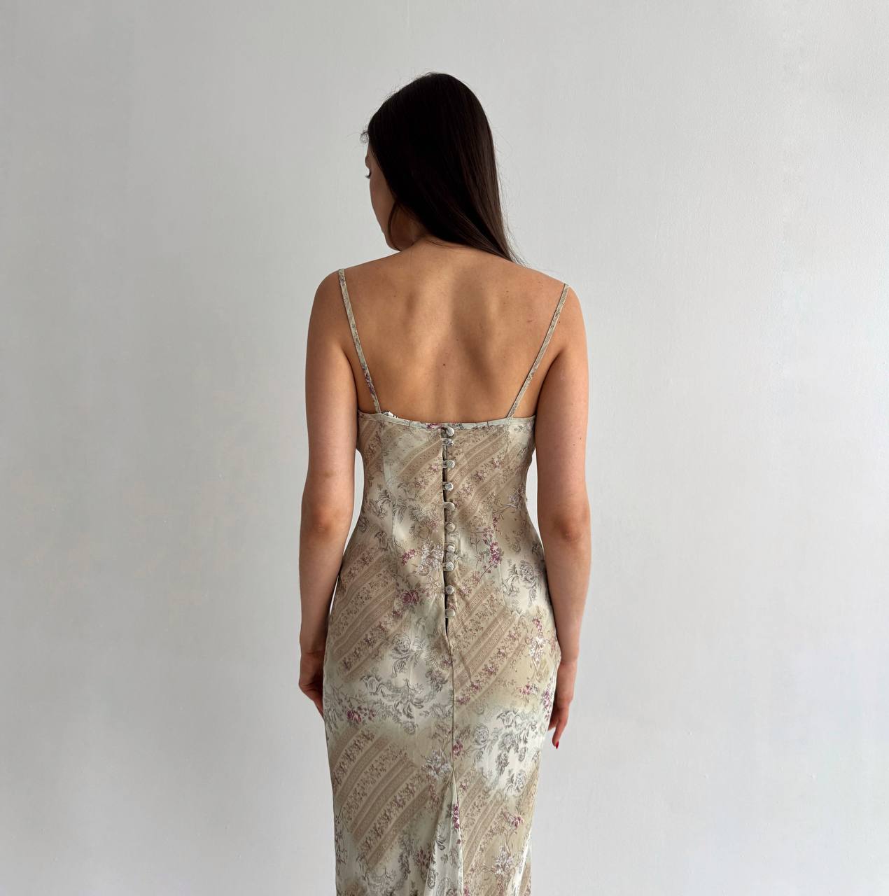 Vintage viscose asymmetrical dress