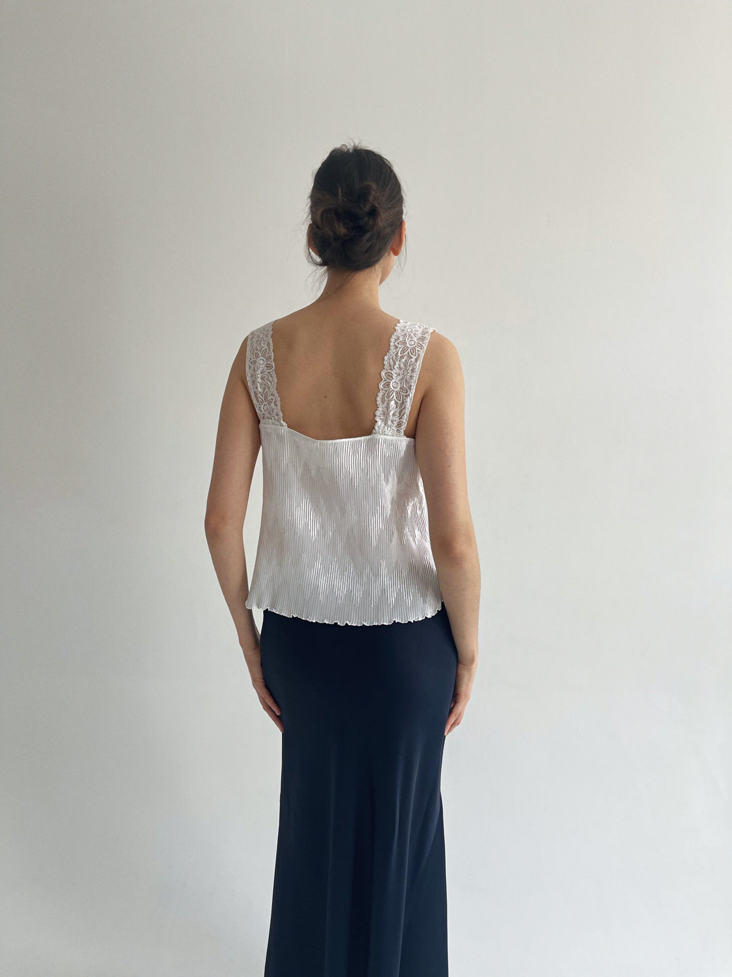 Vintage La Perla pearl satin camisole