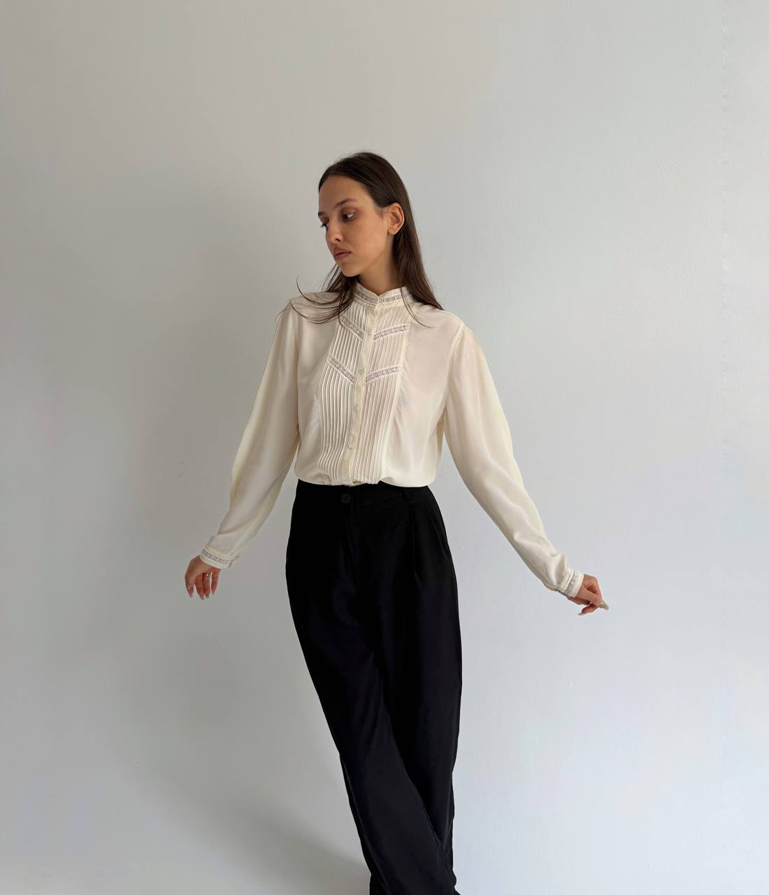 Vintage Laura Ashley pure silk blouse
