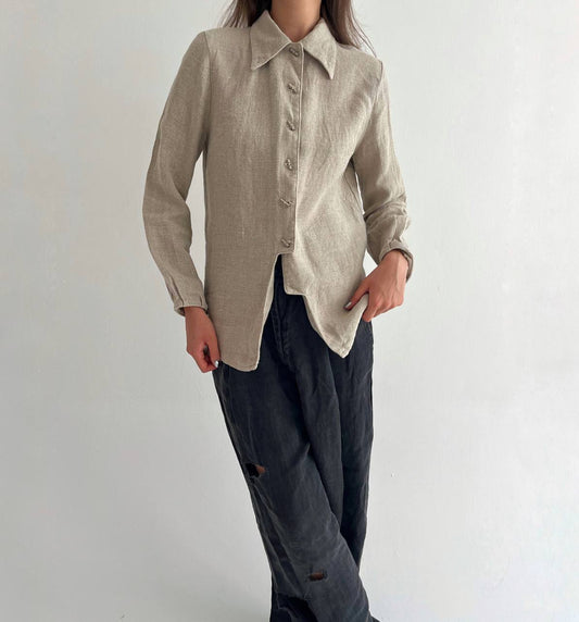 Vintage Biche de Bere avant garde lining shirt
