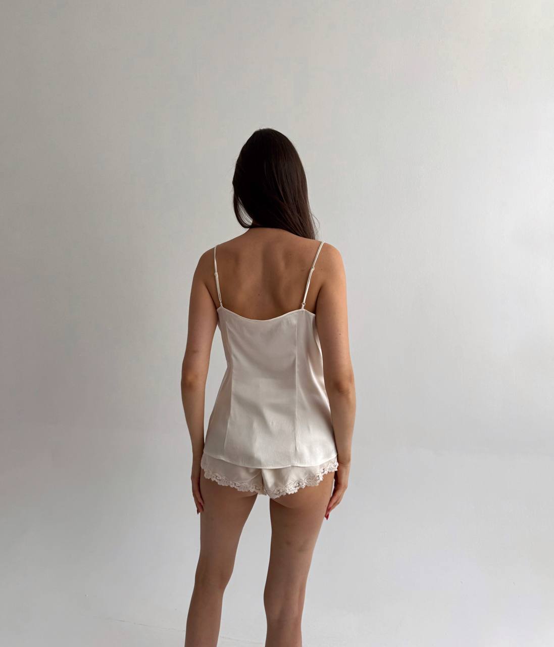Vintage pure silk cami top