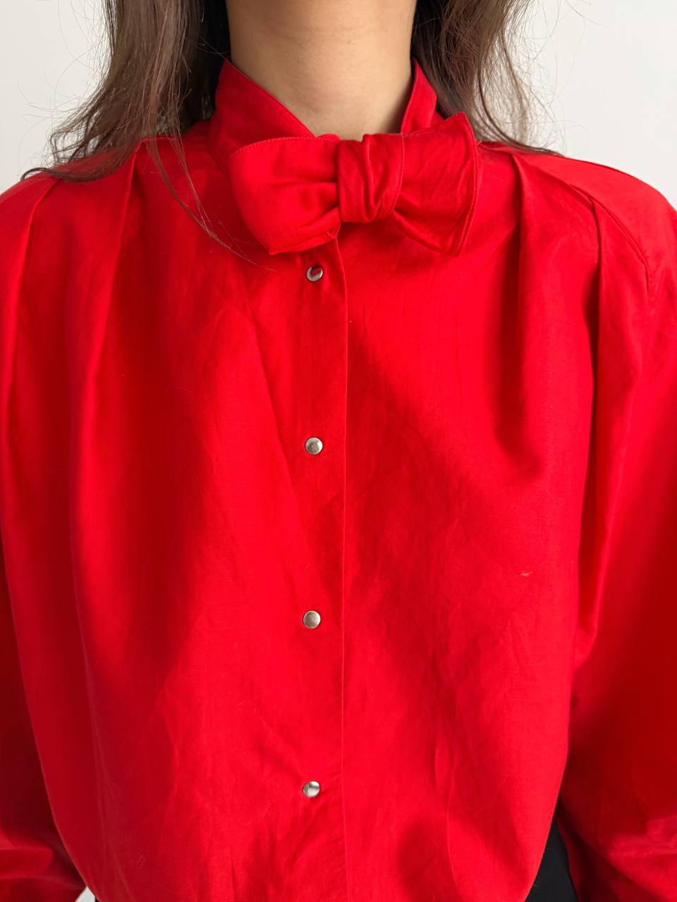 Vintage Thierry Mugler red blouse