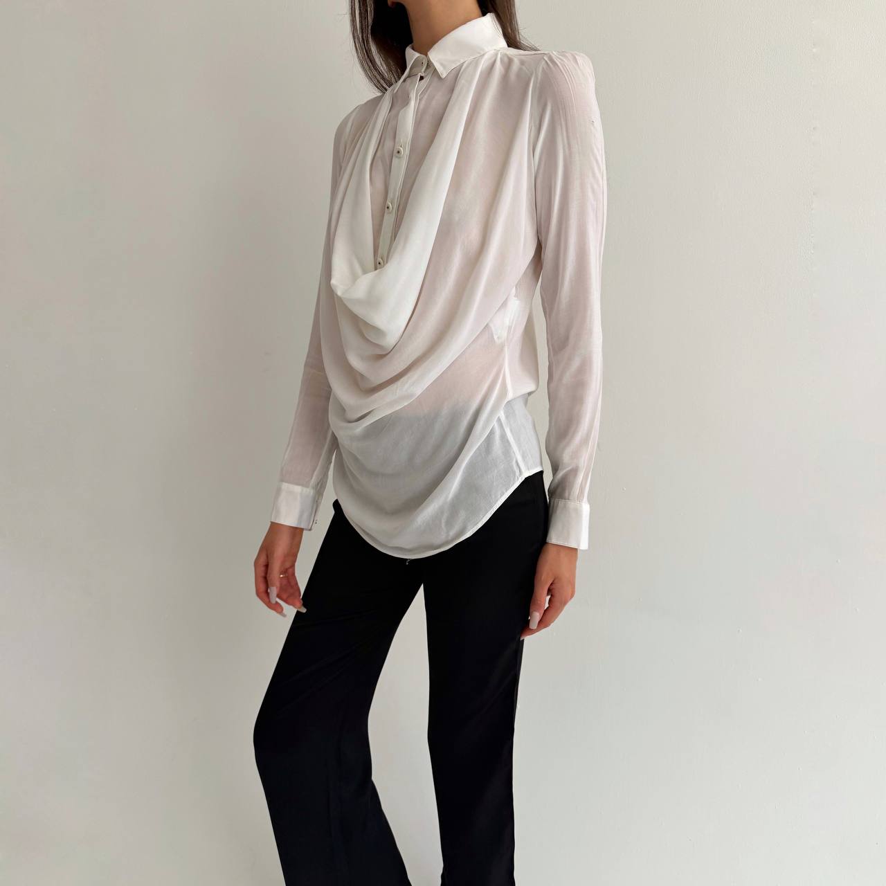 Vintage Plein Sud avant garde blouse