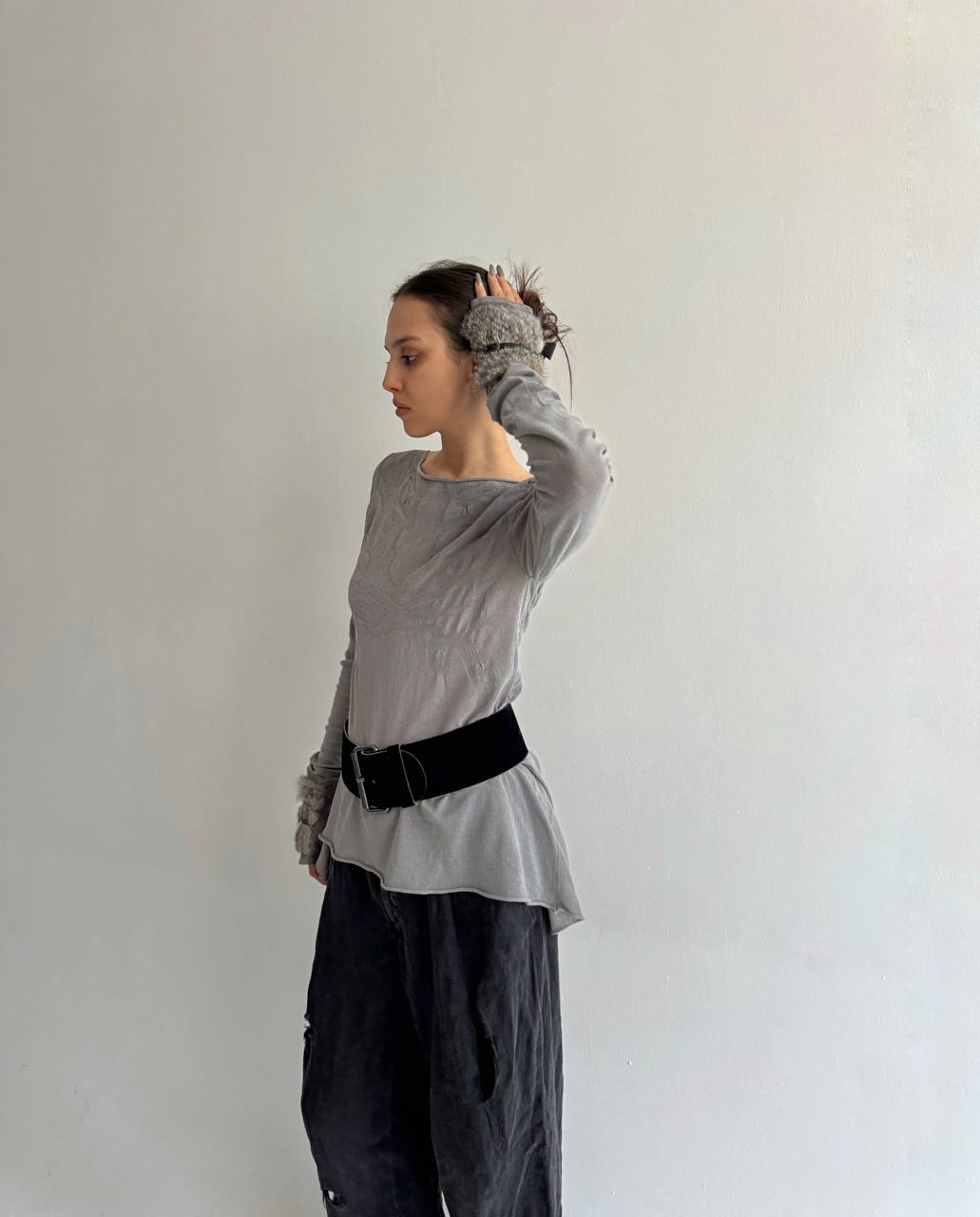 Vintage Plein Sud genuine leather belt