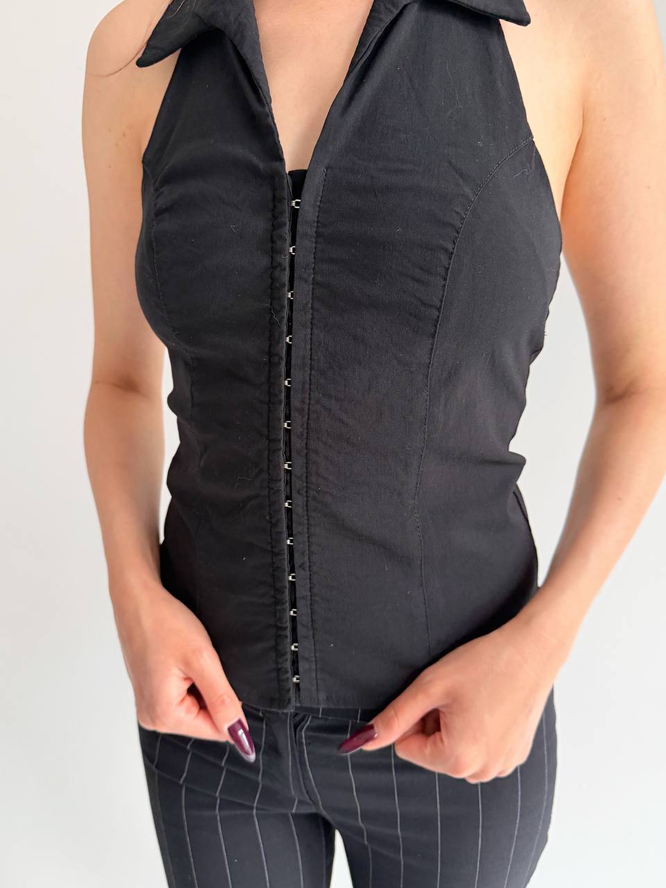 Vintage office siren vest top